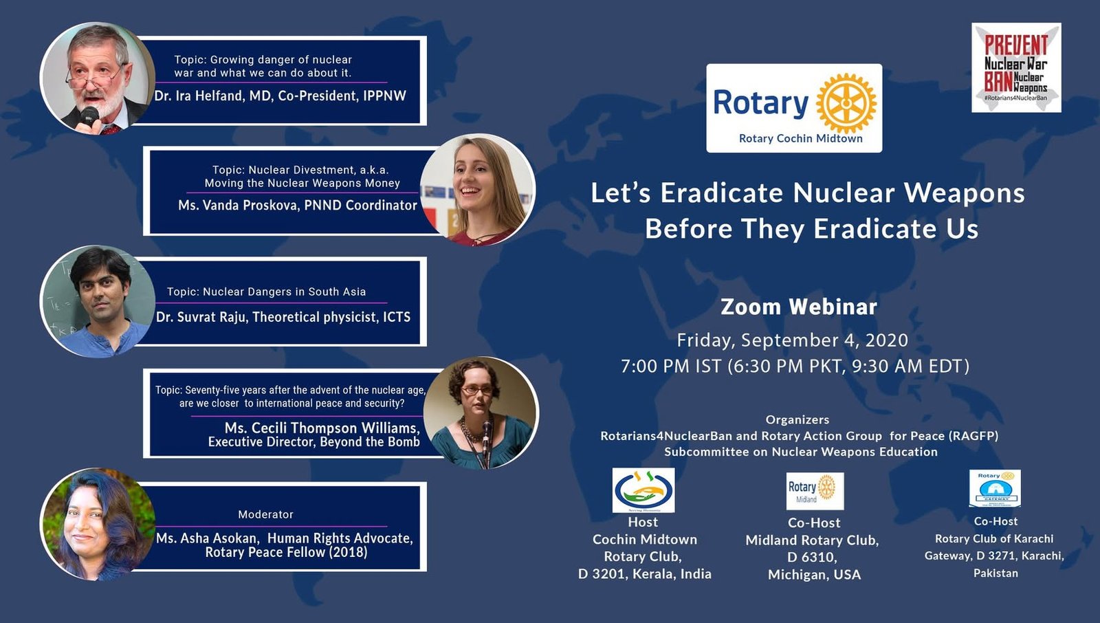 Media attached to: Eradicate Nuclear Weapons Before They Eradicate Us
