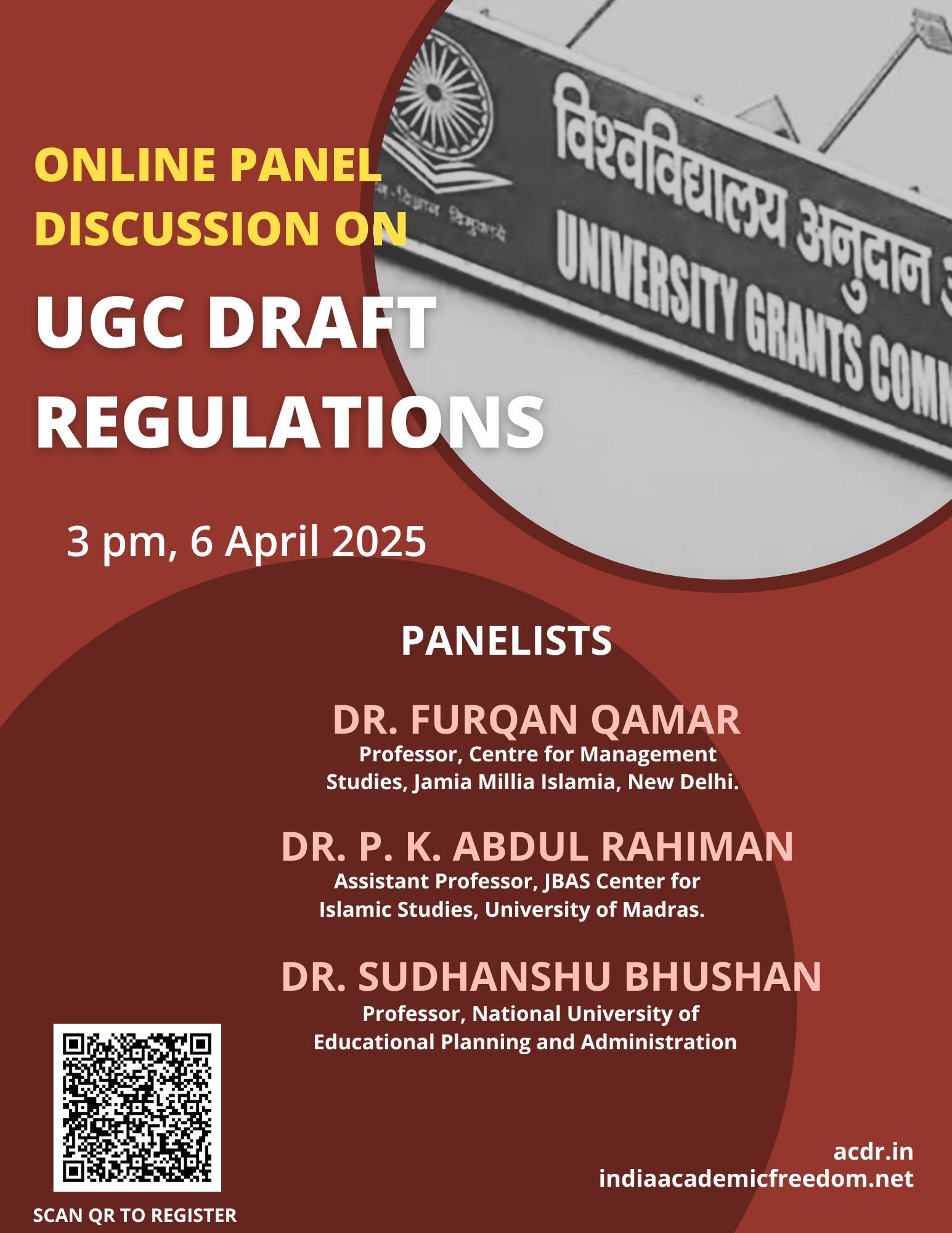 Media attached to: Discussion on the UGC Draft Regulations